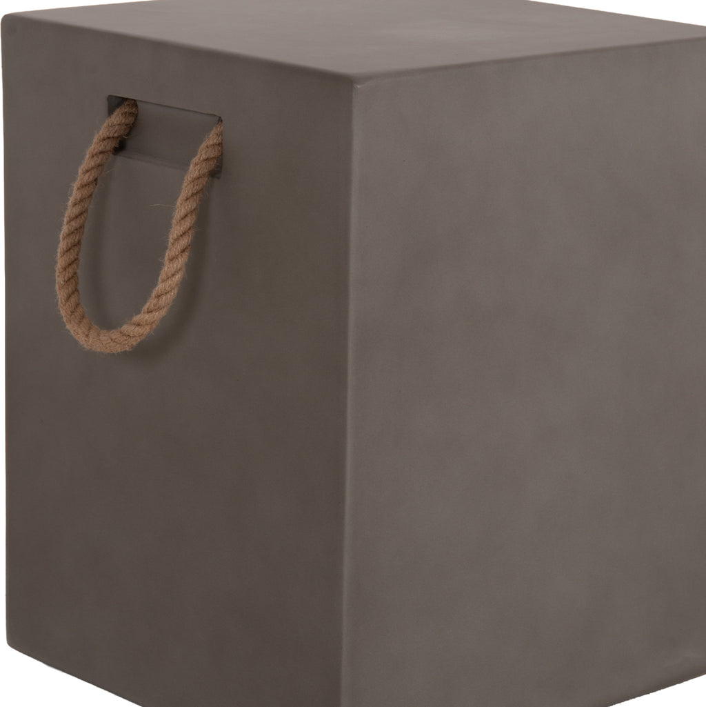 ΣΚΑΜΠΟ ΤΕΤΡΑΓΩΝΟ FIBER CEMENT ΜΕ ΧΕΡΟΥΛΙΑ ZAK HM6581.01 ΣΕ ΓΚΡΙ 36x36x45.5Υεκ