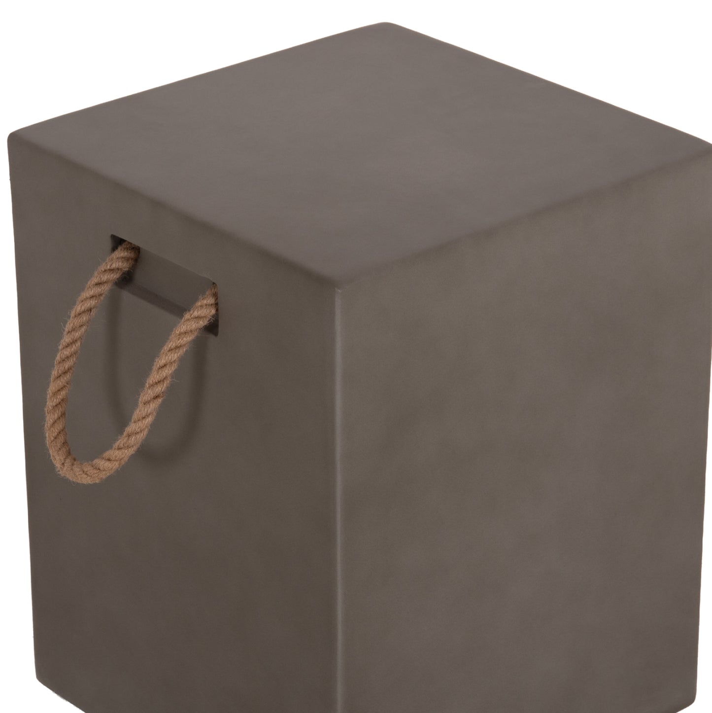 ΣΚΑΜΠΟ ΤΕΤΡΑΓΩΝΟ FIBER CEMENT ΜΕ ΧΕΡΟΥΛΙΑ ZAK HM6581.01 ΣΕ ΓΚΡΙ 36x36x45.5Υεκ