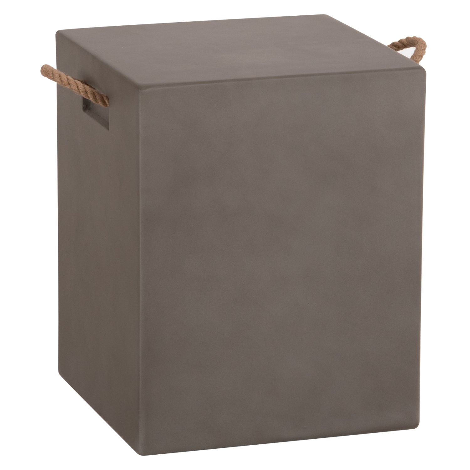 ΣΚΑΜΠΟ ΤΕΤΡΑΓΩΝΟ FIBER CEMENT ΜΕ ΧΕΡΟΥΛΙΑ ZAK HM6581.01 ΣΕ ΓΚΡΙ 36x36x45.5Υεκ