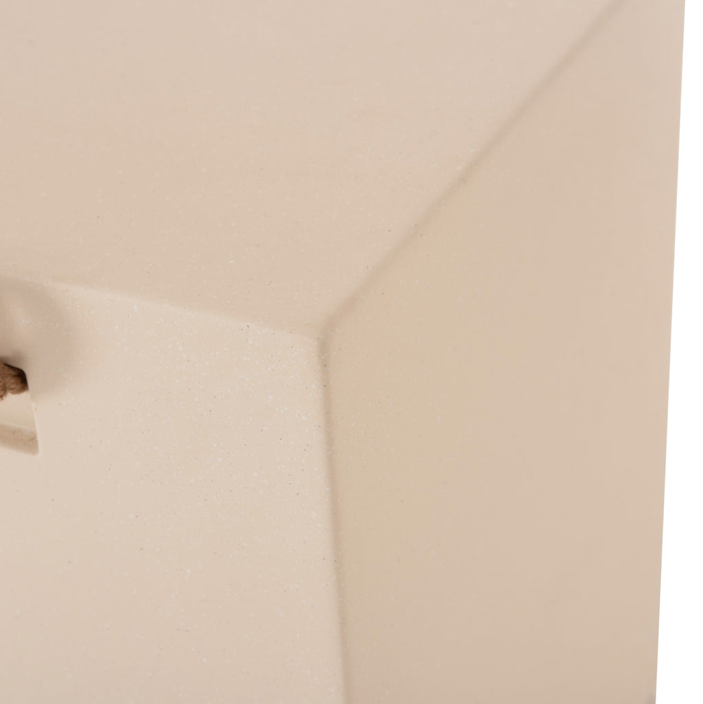ΣΚΑΜΠΟ ΤΕΤΡΑΓΩΝΟ FIBER CEMENT ΜΕ ΧΕΡΟΥΛΙΑ ZAK HM6581.02 ΣΕ ΜΠΕΖ 36x36x45,5Υεκ