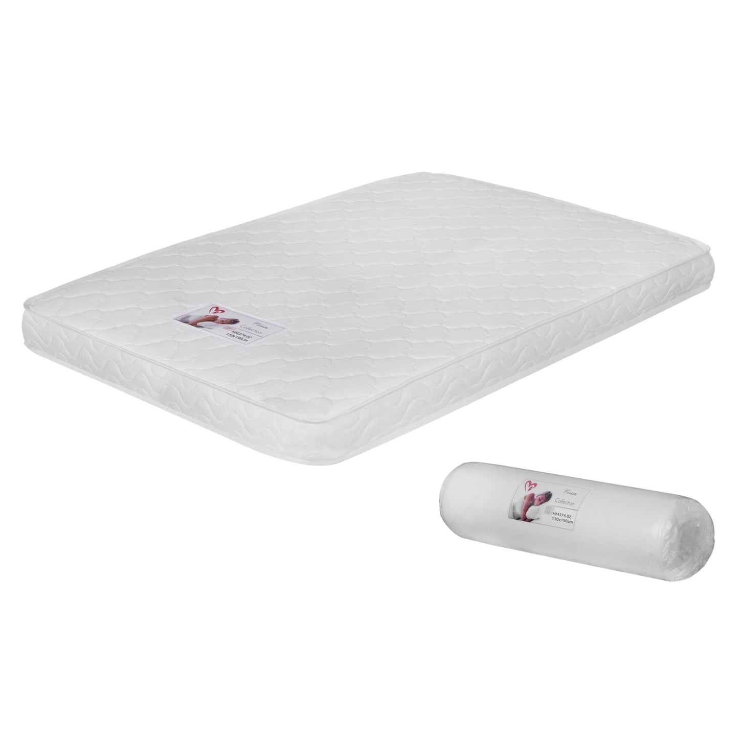 ΣΤΡΩΜΑ ΑΦΡΟΥ ΧΩΡΙΣ ΕΛΑΤΗΡΙΑ JORDY 110X190x15Y-- HM374.02  (ROLL PACKING) ΛΕΥΚΟ