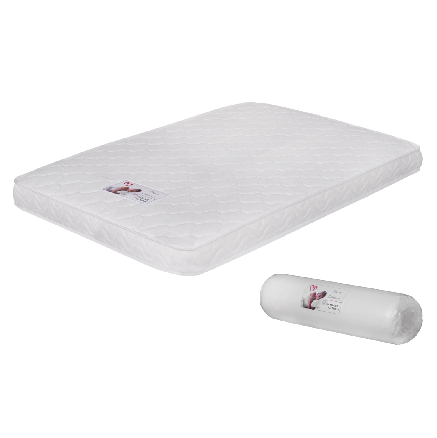 ΣΤΡΩΜΑ ΑΦΡΟΥ ΧΩΡΙΣ ΕΛΑΤΗΡΙΑ JORDY 110X190x15Y-- HM374.02  (ROLL PACKING) ΛΕΥΚΟ
