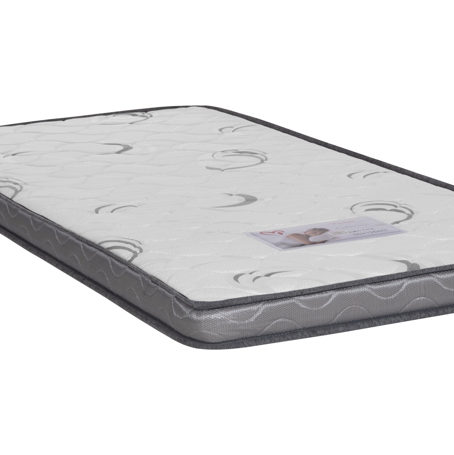 ΣΤΡΩΜΑ ΑΦΡΟΥ TRICO HM743 ΛΕΥΚΟ 90x190x10(πάχος)εκ.--ROLL-PACKING
