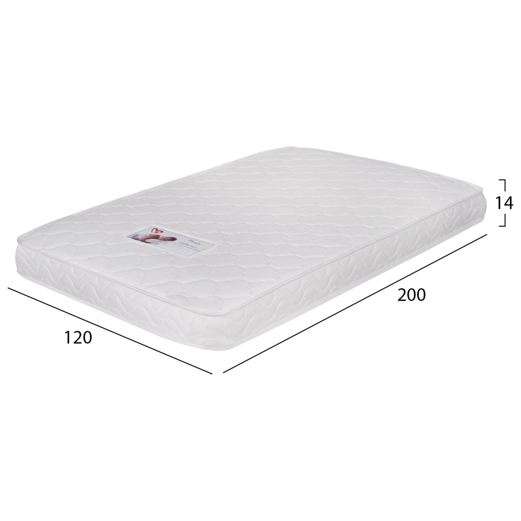 ΣΤΡΩΜΑ ΑΦΡΟΥ ΧΩΡΙΣ ΕΛΑΤΗΡΙΑ JORDY 120X200x15Y-- HM374.08  (ROLL PACKING) ΛΕΥΚΟ
