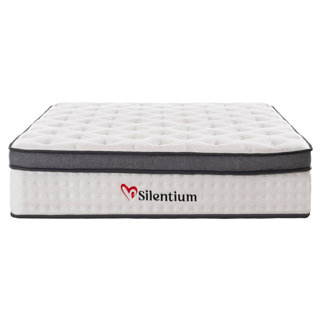 ΣΤΡΩΜΑ ΔΙΠΛΟ SILENTIUM HM749.04 POCKET SPRINGS--ΛΕΥΚΟ 140x200x30Υεκ.