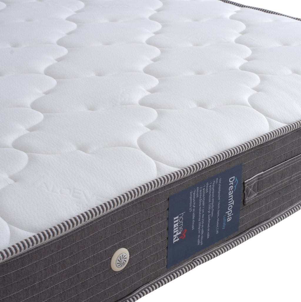 ΣΤΡΩΜΑ DREAMTOPIA ΣΕΙΡΑ LULLABY ALOE VERA HM655.110 BONNELL SPRING 110x190x20Y εκ.
