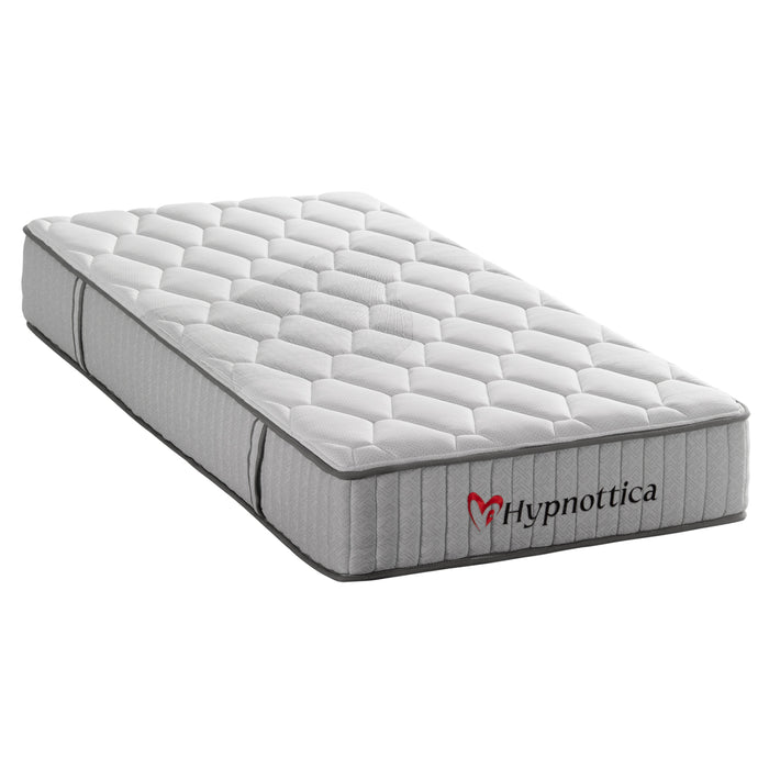 ΣΤΡΩΜΑ ΜΟΝΟ HYPNOTTICA HM748.01 POCKET SPRINGS--ΛΕΥΚΟ 90x190x25Υεκ.