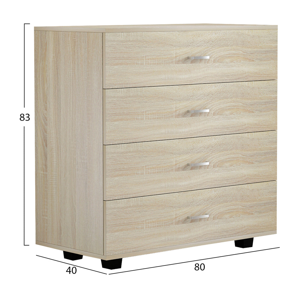 ΣΥΡΤΑΡΙΕΡΑ ΜΕΛΑΜΙΝΗΣ THORG ME 4 ΣΥΡΤΑΡΙΑ SONOMA HM8996.01 80x40x83Yεκ.