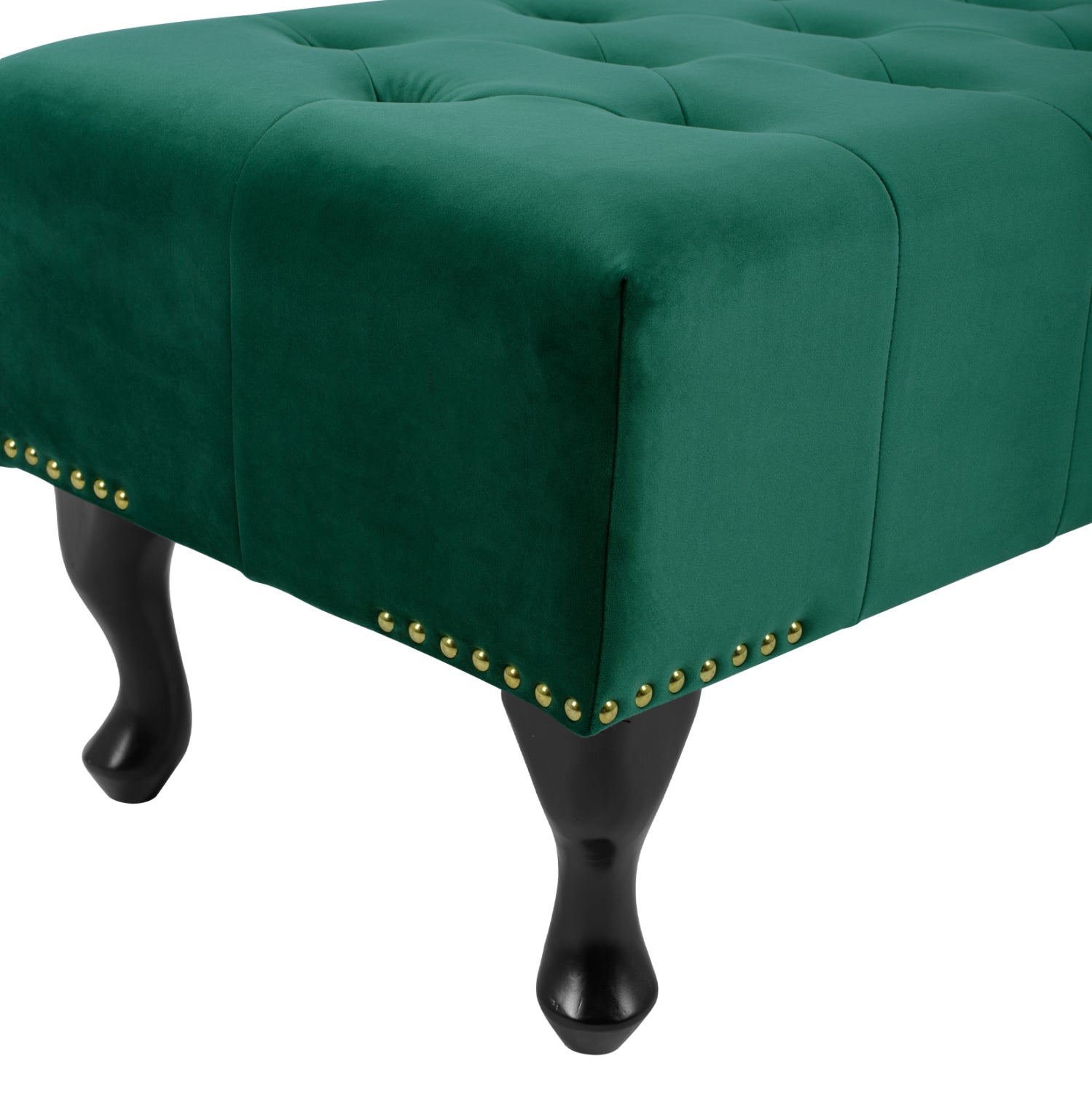 ΤΑΜΠΟΥΡΕ T.CHESTERFIELD EMMA HM226.03 ΚΥΠΑΡΙΣΣΙ ΒΕΛΟΥΔΟ-ΜΑΥΡΑ ΠΟΔΙΑ 80x45x40Υεκ