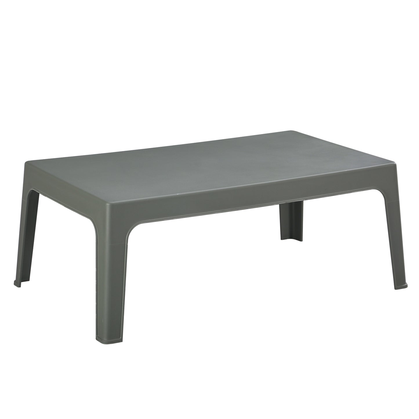 ΤΡΑΠΕΖΑΚΙ ΟΡΘΟΓΩΝΙΟ SLEEK HM6367.05 ΠΟΛΥΠΡΟΠΥΛΕΝΙΟ DARK OLIVE 105x64x40Υεκ.