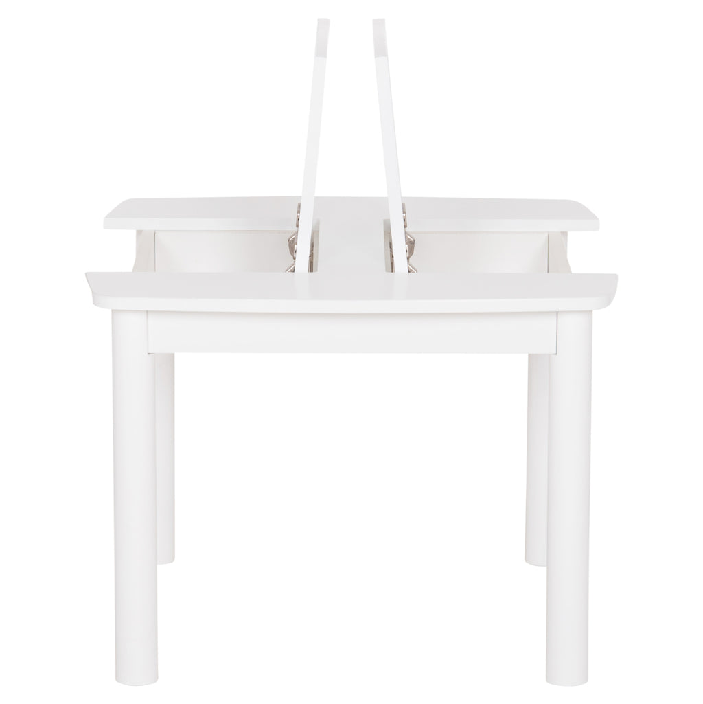 ΤΡΑΠΕΖΑΚΙ ΠΑΙΔΙΚΟ ΜΕ ΑΠΟΘ.ΧΩΡΟΥΣ RICKI HM18339.03 MDF & ΣΥΜΗΔΑ ΣΕ ΛΕΥΚΟ 65x65x47Υεκ