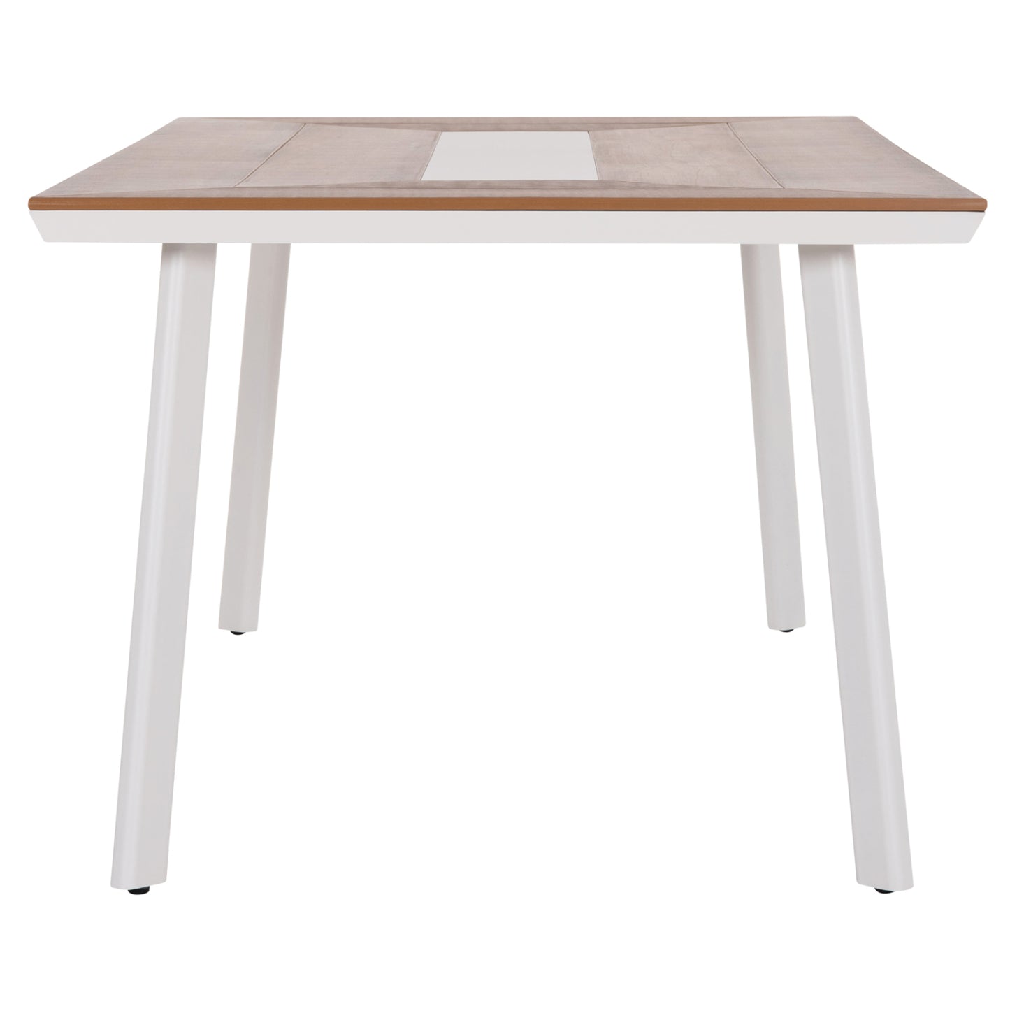 ΤΡΑΠΕΖΙ ΑΛΟΥΜΙΝΙΟΥ TABER HM5131.11 ΛΕΥΚΟ ΜΕ POLYWOOD TOP 200x100x75Υεκ