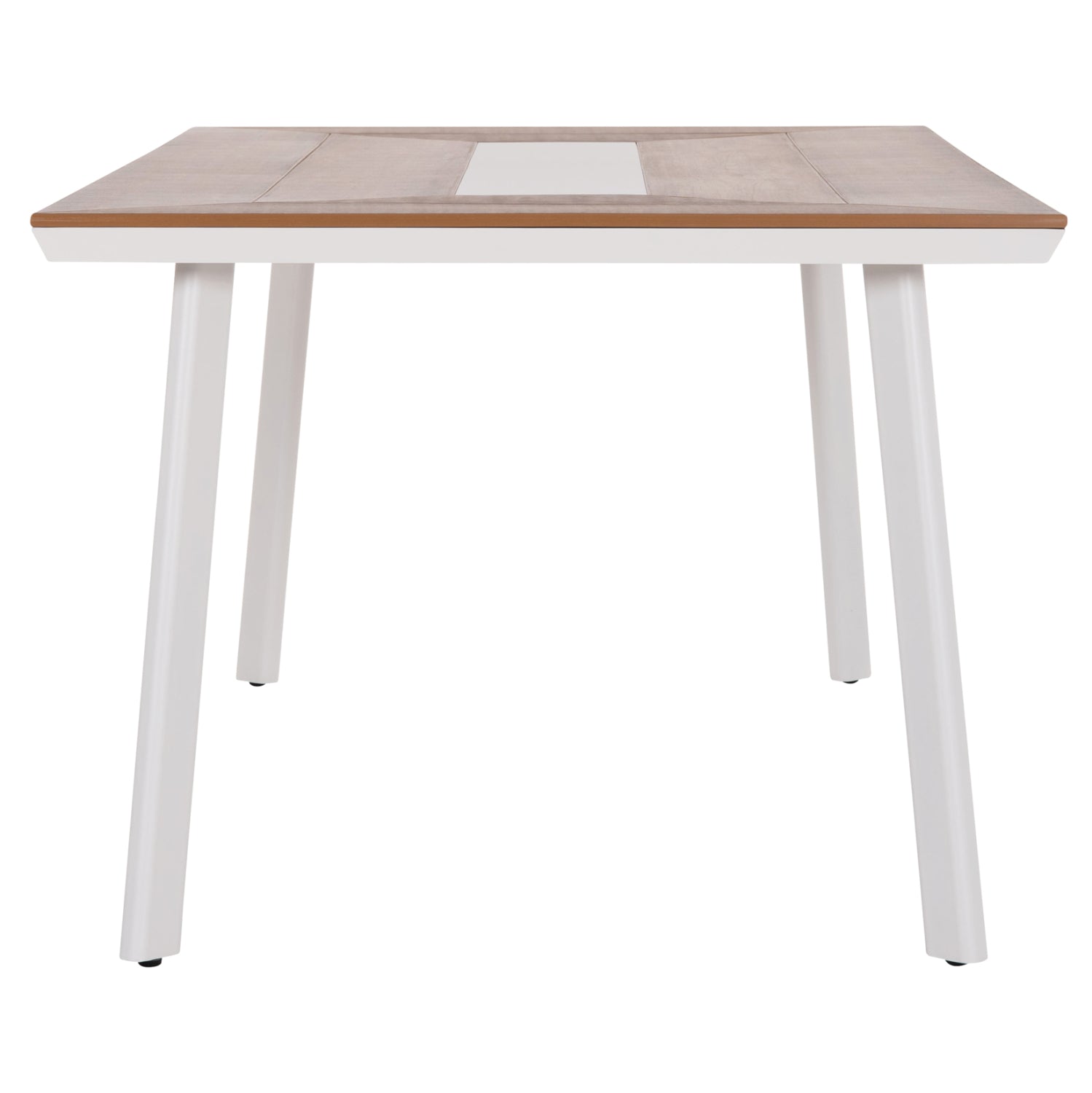 ΤΡΑΠΕΖΙ ΑΛΟΥΜΙΝΙΟΥ TABER HM5131.11 ΛΕΥΚΟ ΜΕ POLYWOOD TOP 200x100x75Υεκ
