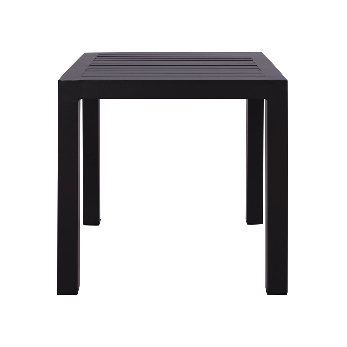 ΤΡΑΠΕΖΙ ΑΛΟΥΜΙΝΙΟΥ QIANA HM5402.02 ΓΚΡΙ 45x45x45,5Υ εκ.