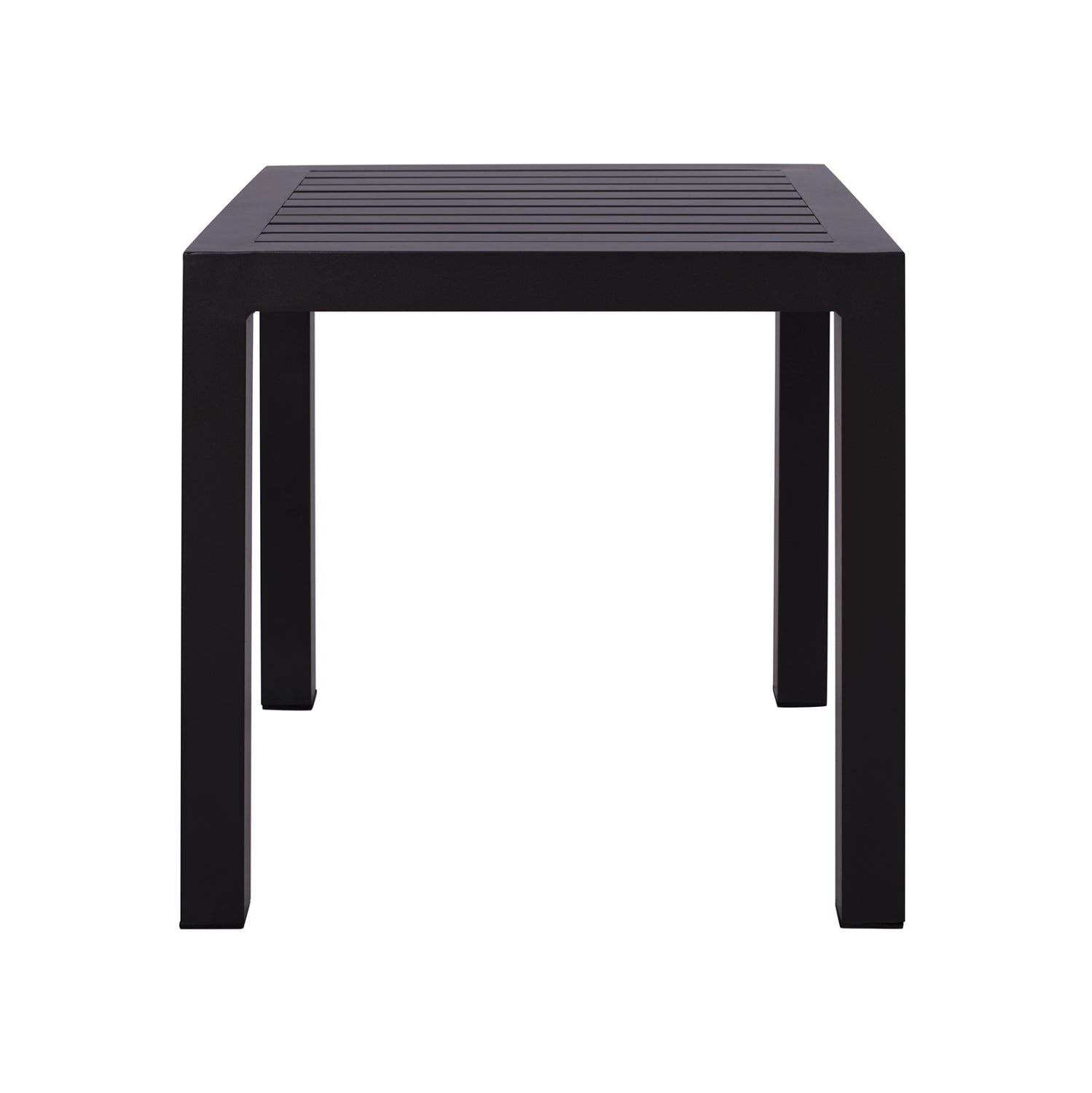 ΤΡΑΠΕΖΙ ΑΛΟΥΜΙΝΙΟΥ QIANA HM5402.02 ΓΚΡΙ 45x45x45,5Υ εκ.