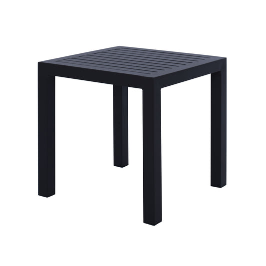 ΤΡΑΠΕΖΙ ΑΛΟΥΜΙΝΙΟΥ QIANA HM5402.02 ΓΚΡΙ 45x45x45,5Υ εκ.