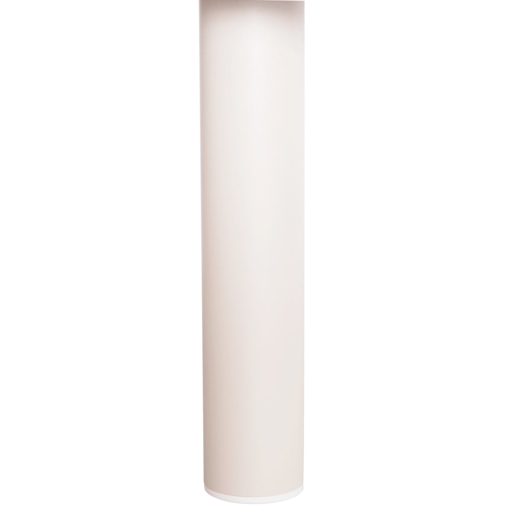 ΤΡΑΠΕΖΙ ΑΛΟΥΜΙΝΙΟΥ DOSUN HM6201.02 ΚΡΕΜ ΣΚΕΛΕΤΟΣ-3D PRINT ΓΥΑΛΙ-ΚΕΡΑΜΙΚΟ LOOK Φ120εκ