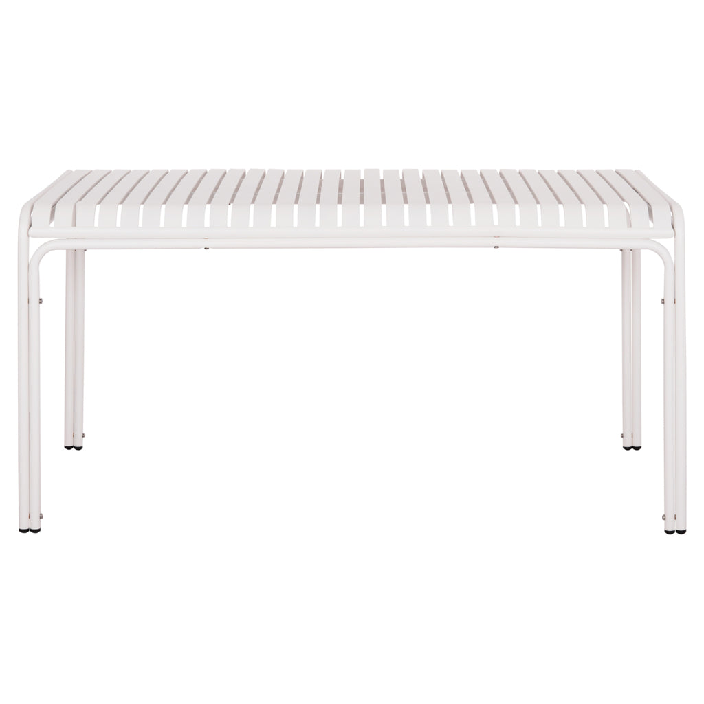 ΤΡΑΠΕΖΙ ΑΛΟΥΜΙΝΙΟΥ RACHEL HM6339.02 ΛΕΥΚΟ 150x80x75Υεκ.