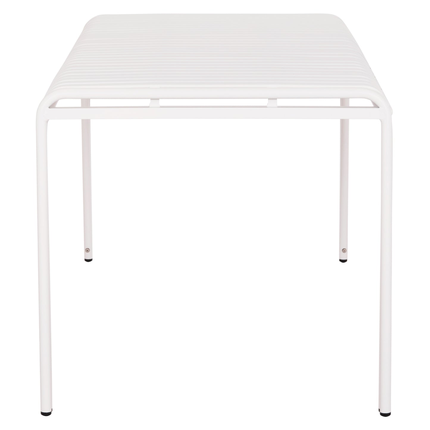ΤΡΑΠΕΖΙ ΑΛΟΥΜΙΝΙΟΥ RACHEL HM6339.02 ΛΕΥΚΟ 150x80x75Υεκ.