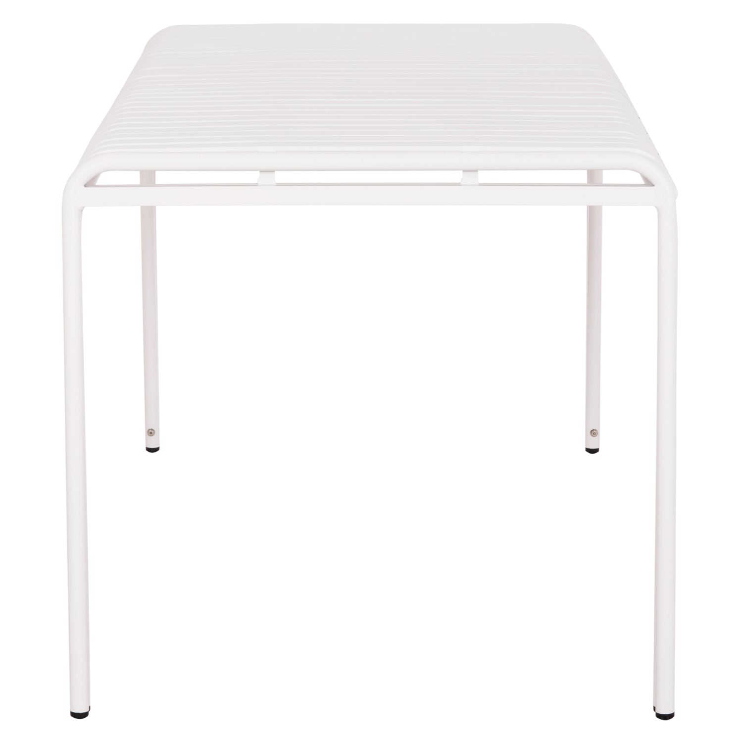 ΤΡΑΠΕΖΙ ΑΛΟΥΜΙΝΙΟΥ RACHEL HM6339.02 ΛΕΥΚΟ 150x80x75Υεκ.