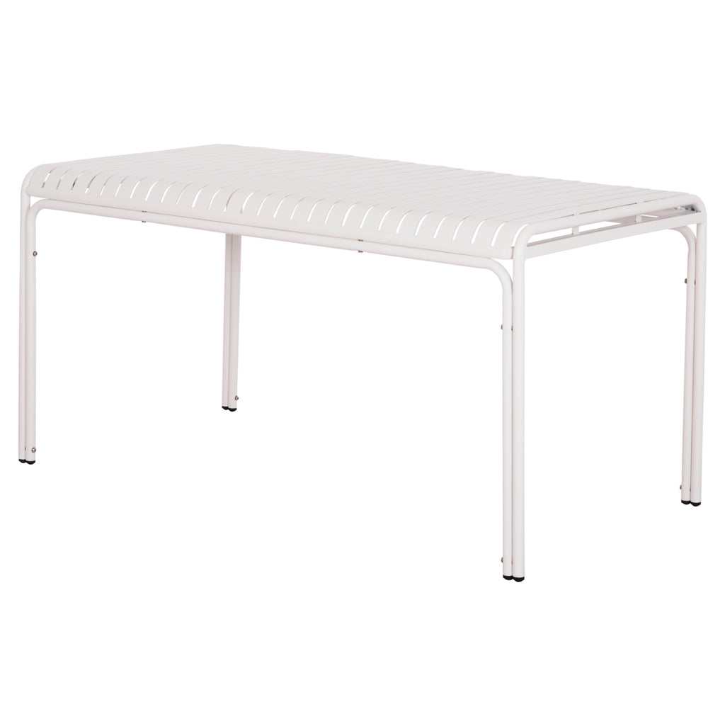 ΤΡΑΠΕΖΙ ΑΛΟΥΜΙΝΙΟΥ RACHEL HM6339.02 ΛΕΥΚΟ 150x80x75Υεκ.