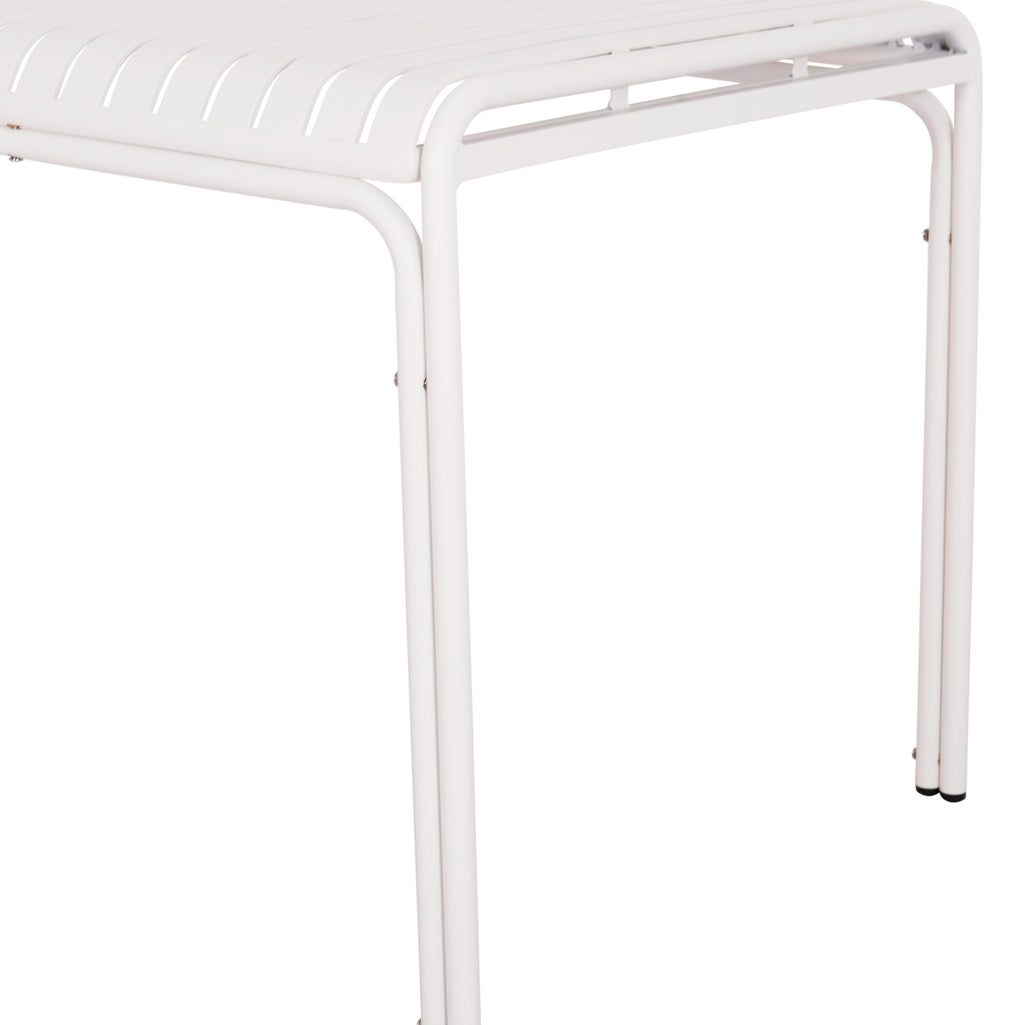 ΤΡΑΠΕΖΙ ΑΛΟΥΜΙΝΙΟΥ RACHEL HM6339.02 ΛΕΥΚΟ 150x80x75Υεκ.