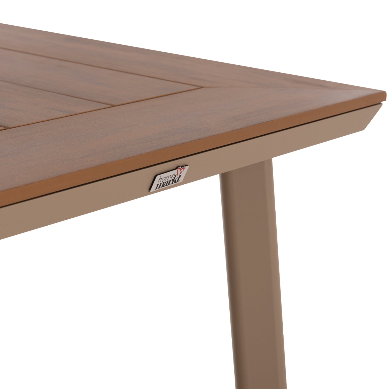 ΤΡΑΠΕΖΙ ΑΛΟΥΜΙΝΙΟΥ ΤΕΤΡΑΓΩΝΟ TABER HM5563.04 ΚΑΠΟΥΤΣΙΝΟ-ΕΠΙΦΑΝΕΙΑ POLYWOOD 80x80x73Υ