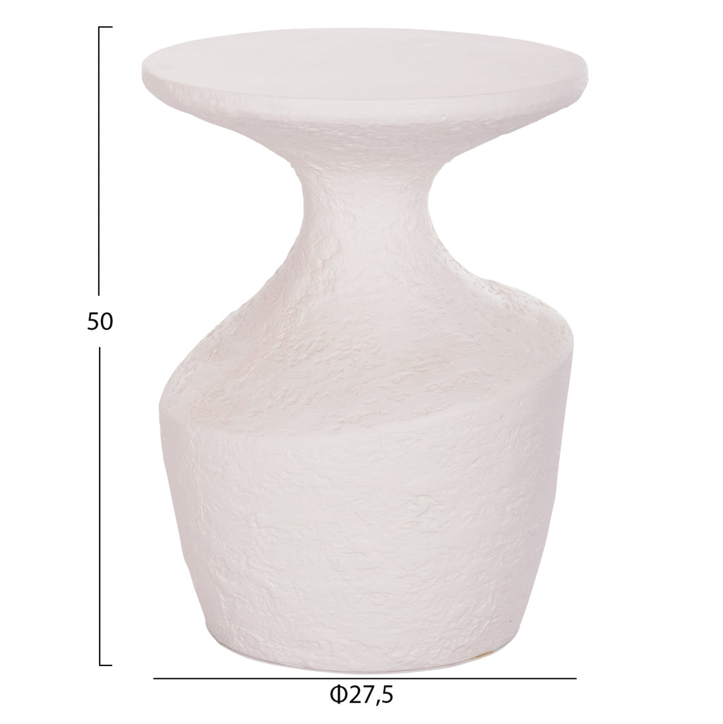 ΤΡΑΠΕΖΙ ΒΟΗΘΗΤΙΚΟ REBON HM18156.02S FIBER CEMENT ΣΕ ΛΕΥΚΟ--Φ27.5x50Υεκ.
