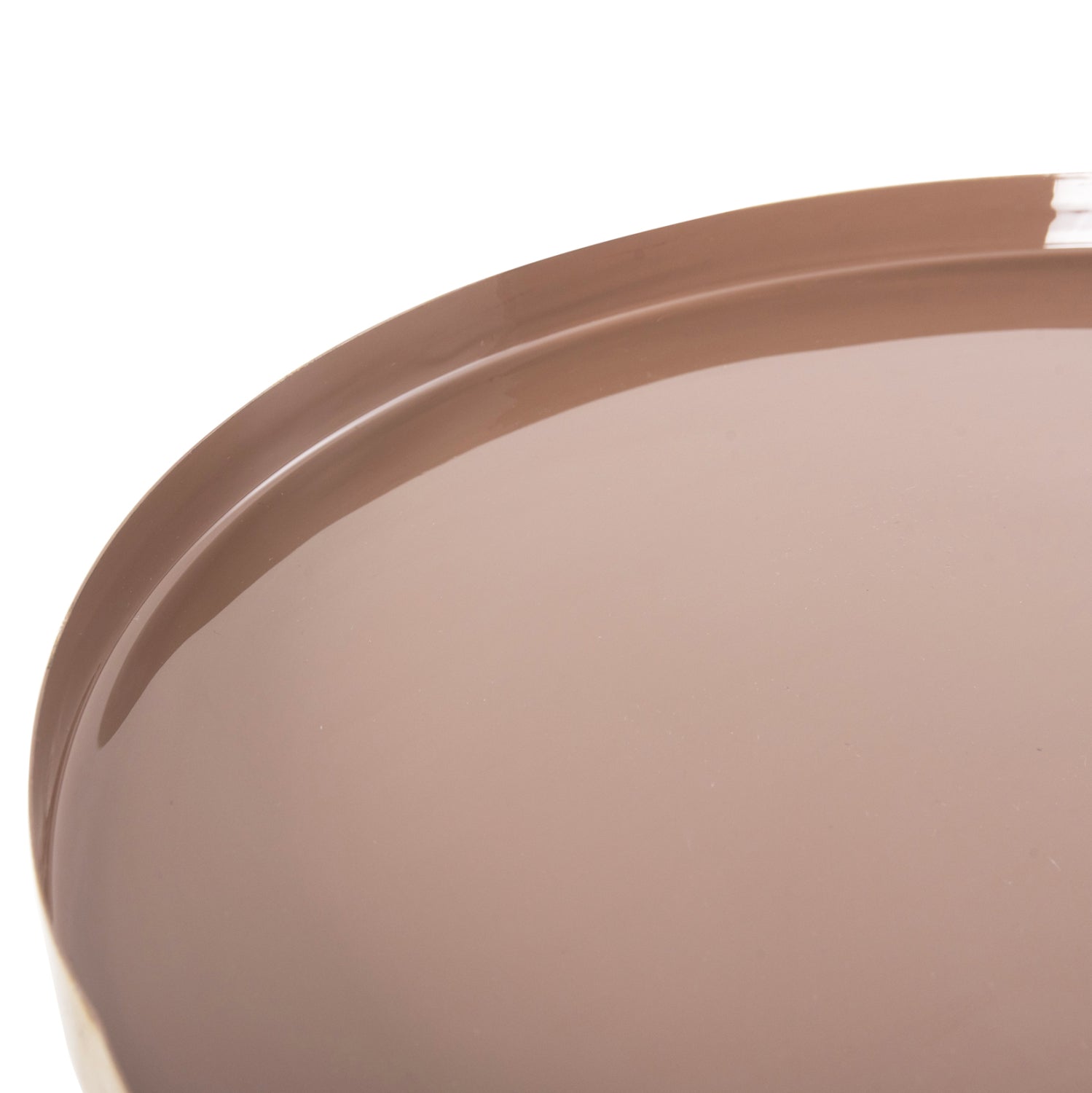 ΤΡΑΠΕΖΙ ΒΟΗΘΗΤΙΚΟ ΣΤΡΟΓΓΥΛΟ UTRI HM4241.06 ΜΕΤΑΛΛΟ ΣΕ ΣΟΜΟΝ-ΜΠΕΖ Φ46x46,5Υεκ.