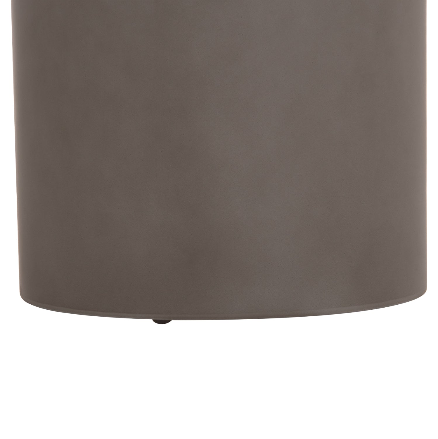 ΤΡΑΠΕΖΙ ΒΟΗΘΗΤΙΚΟ FIBER CEMENT ΣΤΡΟΓΓΥΛΟ KYOKO HM6592.01 ΓΚΡΙ Φ40x43Υεκ.