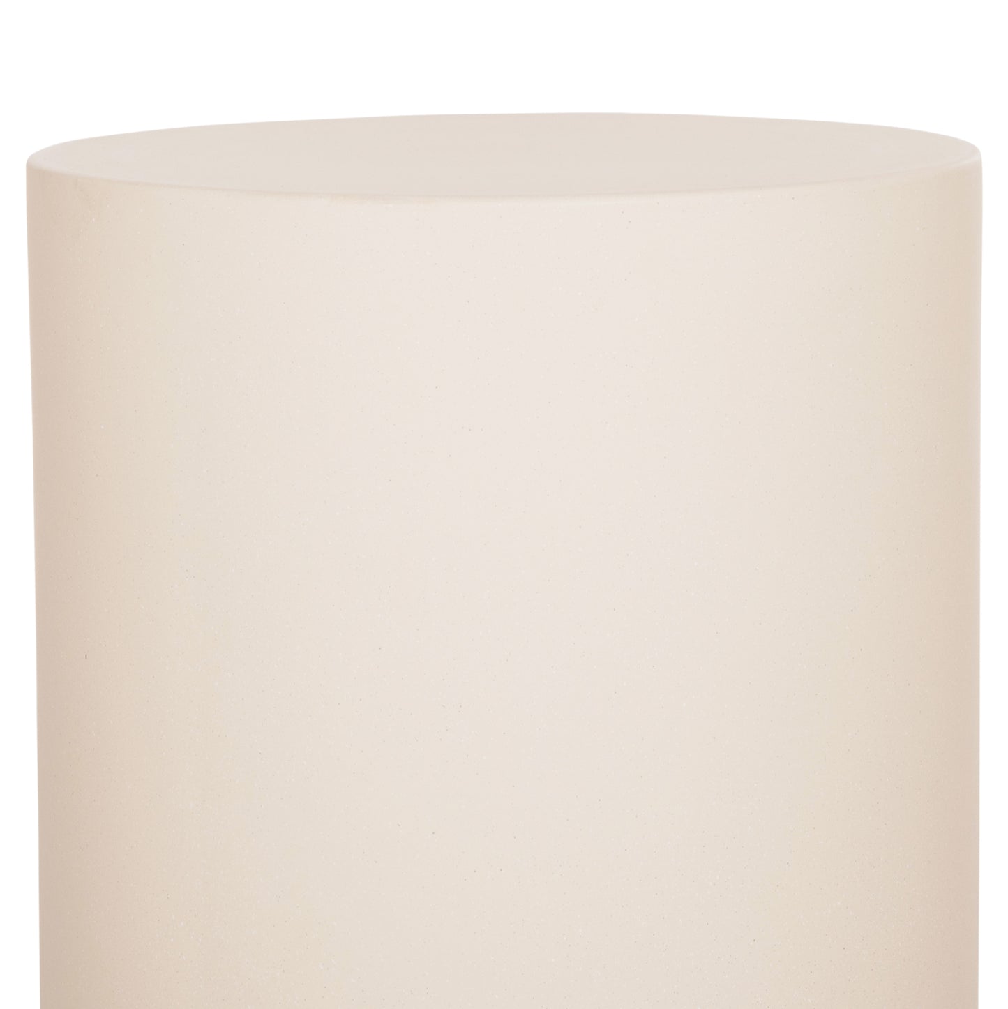 ΤΡΑΠΕΖΙ ΒΟΗΘΗΤΙΚΟ FIBER CEMENT ΣΤΡΟΓΓΥΛΟ KYOKO HM6592.02 ΜΠΕΖ Φ40x43Υεκ.