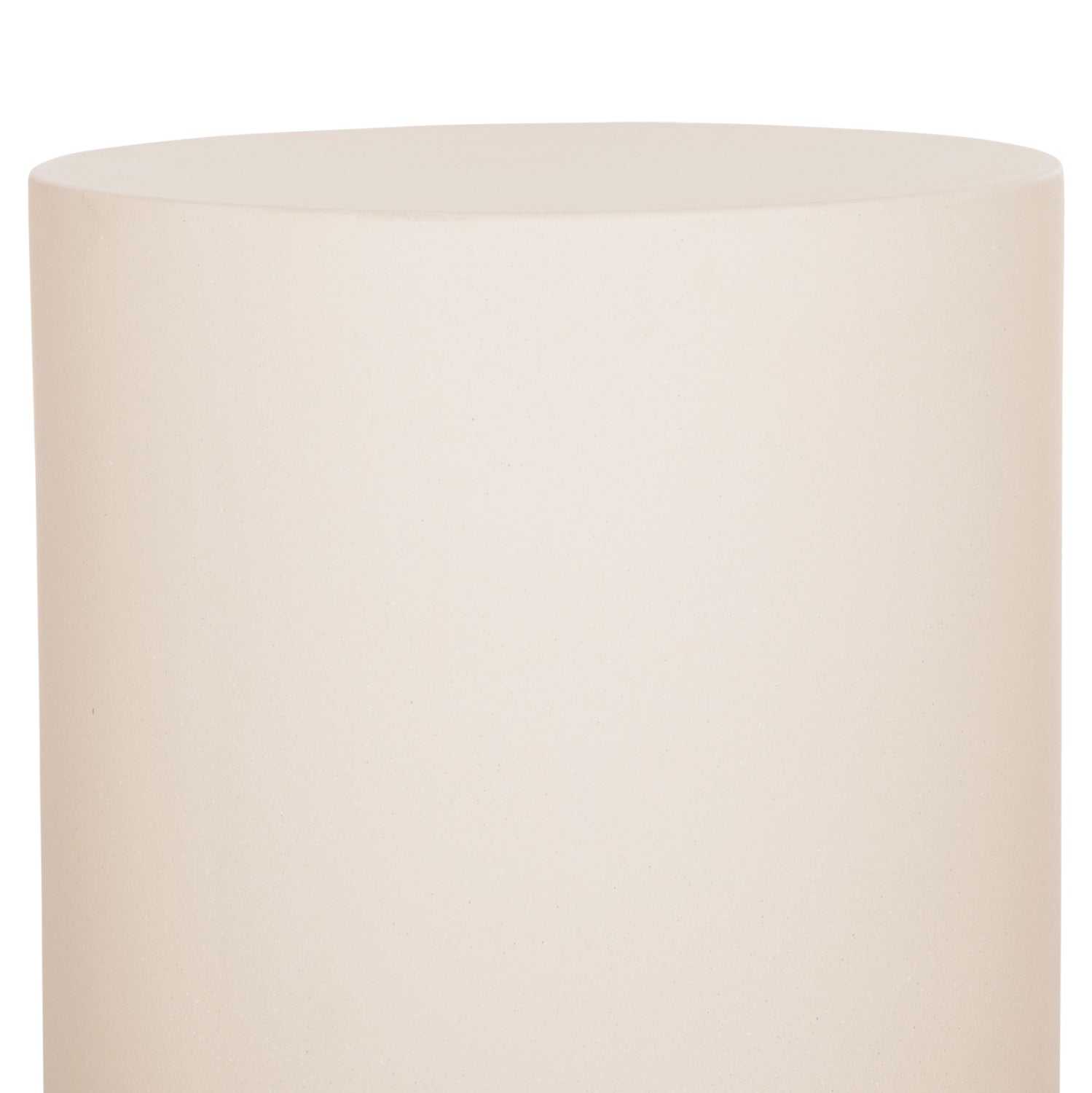 ΤΡΑΠΕΖΙ ΒΟΗΘΗΤΙΚΟ FIBER CEMENT ΣΤΡΟΓΓΥΛΟ KYOKO HM6592.02 ΜΠΕΖ Φ40x43Υεκ.