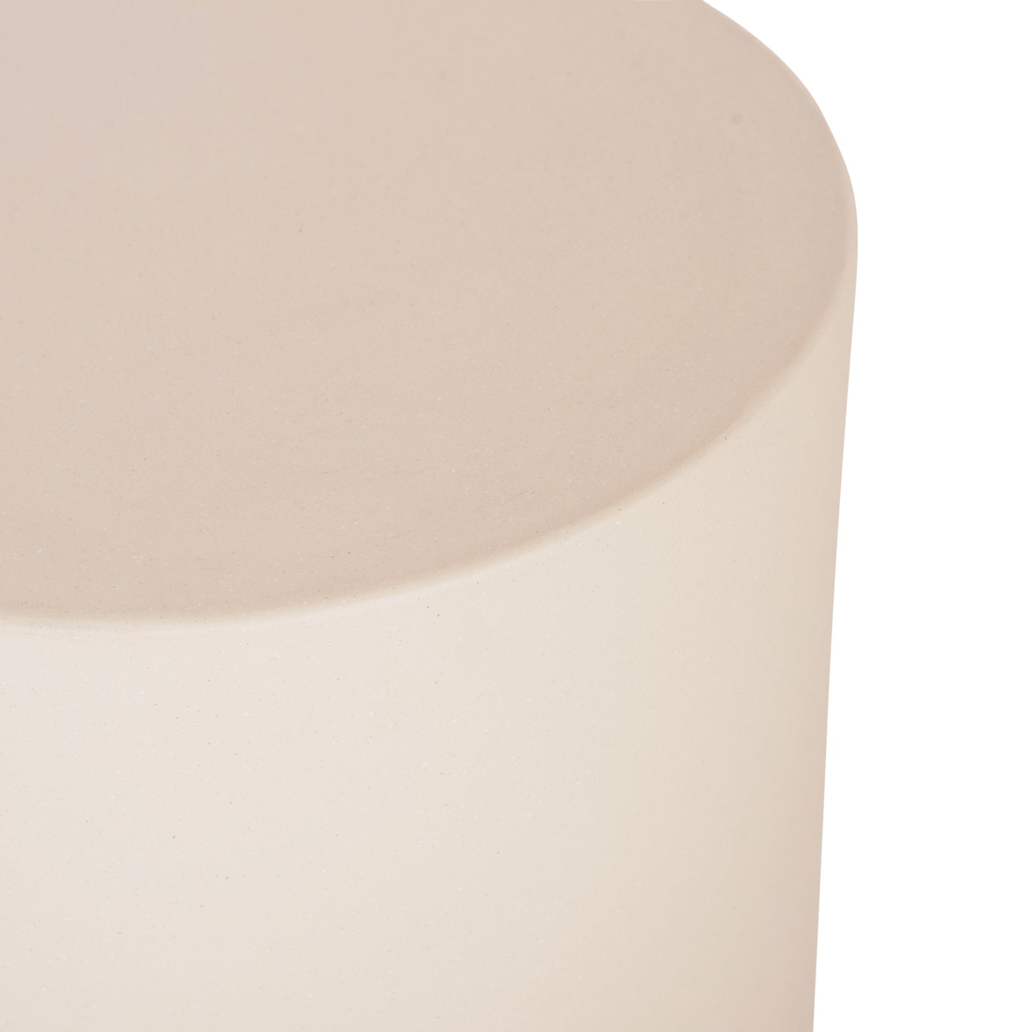 ΤΡΑΠΕΖΙ ΒΟΗΘΗΤΙΚΟ FIBER CEMENT ΣΤΡΟΓΓΥΛΟ KYOKO HM6592.02 ΜΠΕΖ Φ40x43Υεκ.