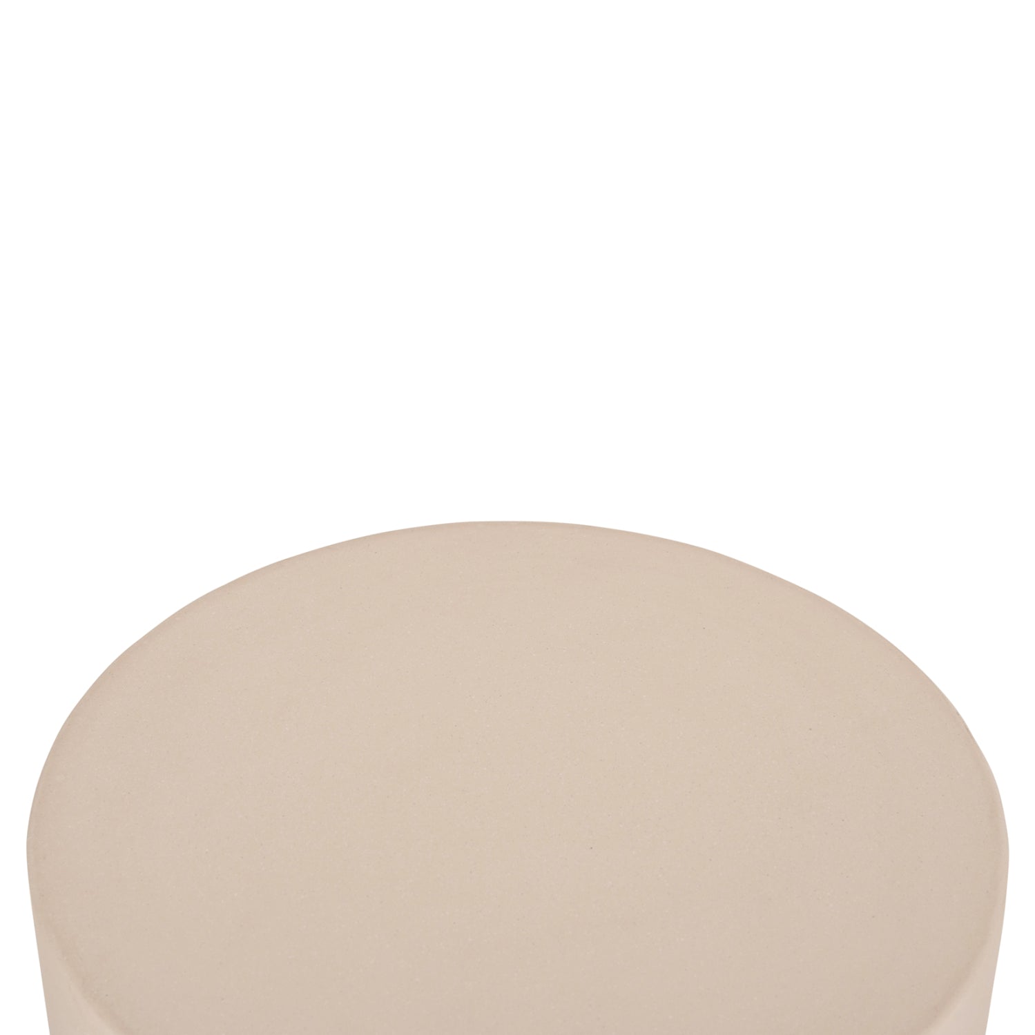 ΤΡΑΠΕΖΙ ΒΟΗΘΗΤΙΚΟ FIBER CEMENT ΣΤΡΟΓΓΥΛΟ KYOKO HM6592.02 ΜΠΕΖ Φ40x43Υεκ.