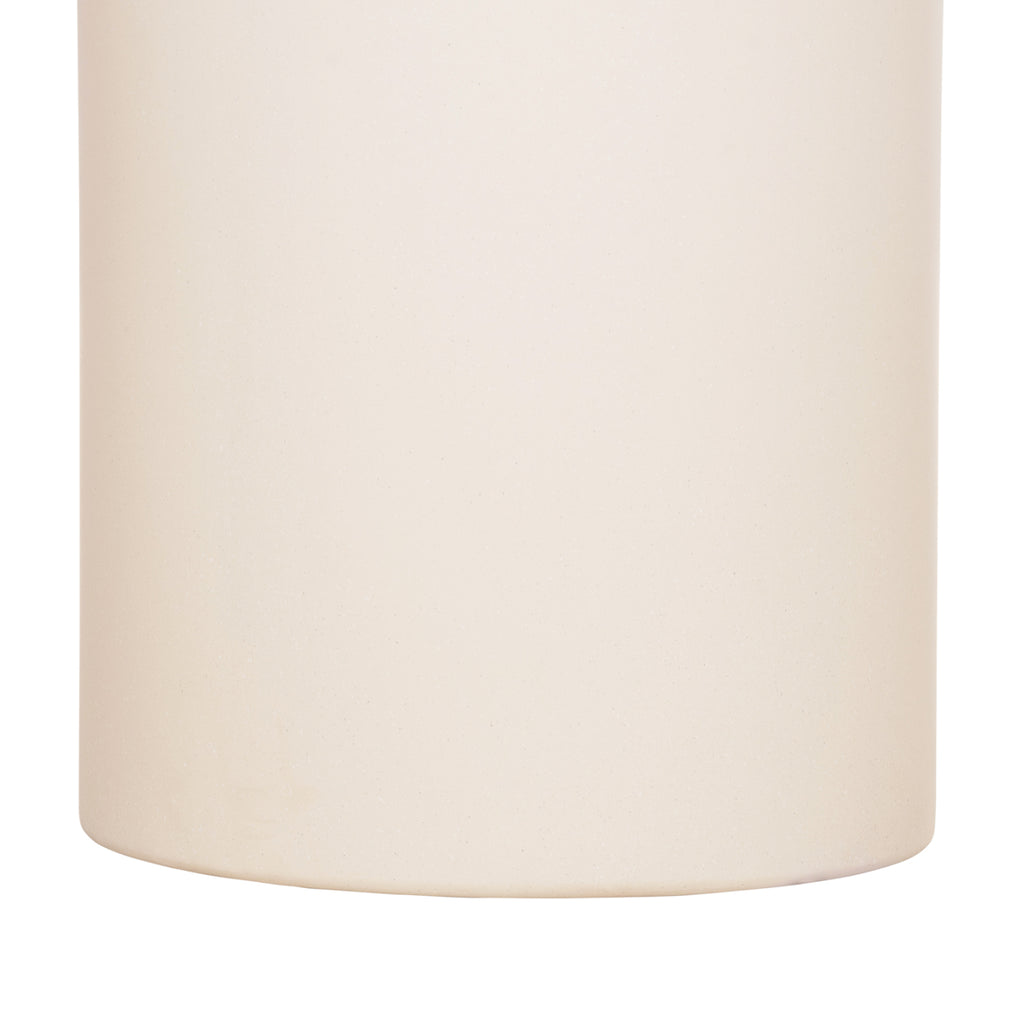 ΤΡΑΠΕΖΙ ΒΟΗΘΗΤΙΚΟ FIBER CEMENT ΣΤΡΟΓΓΥΛΟ KYOKO HM6592.02 ΜΠΕΖ Φ40x43Υεκ.