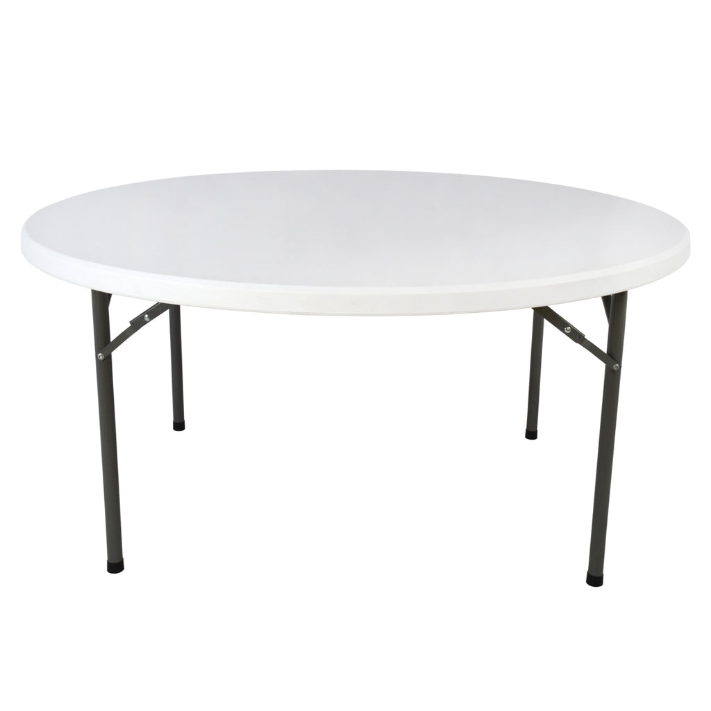 ΤΡΑΠΕΖΙ CATERING-ΣΥΝΕΔΡΙΟΥ HM5043 Φ152Χ74εκ ΠΤΥΣΣΟΜΕΝΟ ΣΤΡΟΓΓΥΛΟ