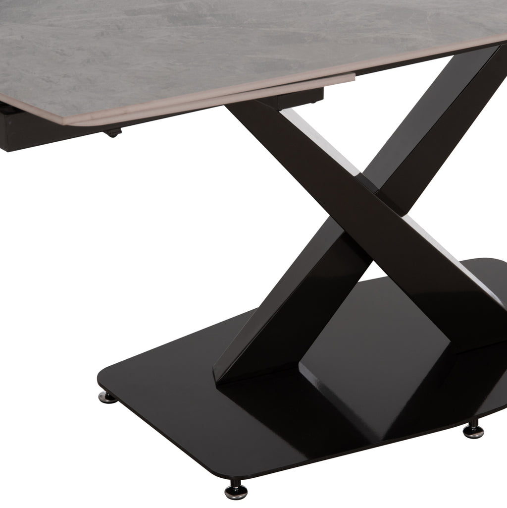ΤΡΑΠΕΖΙ ΕΠΕΚΤΕΙΝΟΜΕΝΟ HOKU HM18410 ΚΕΡΑΜΙΚΟ TOP ΣΕ ΓΚΡΙ ΜΑΡΜΑΡΟ 165/240x90x75Υεκ.