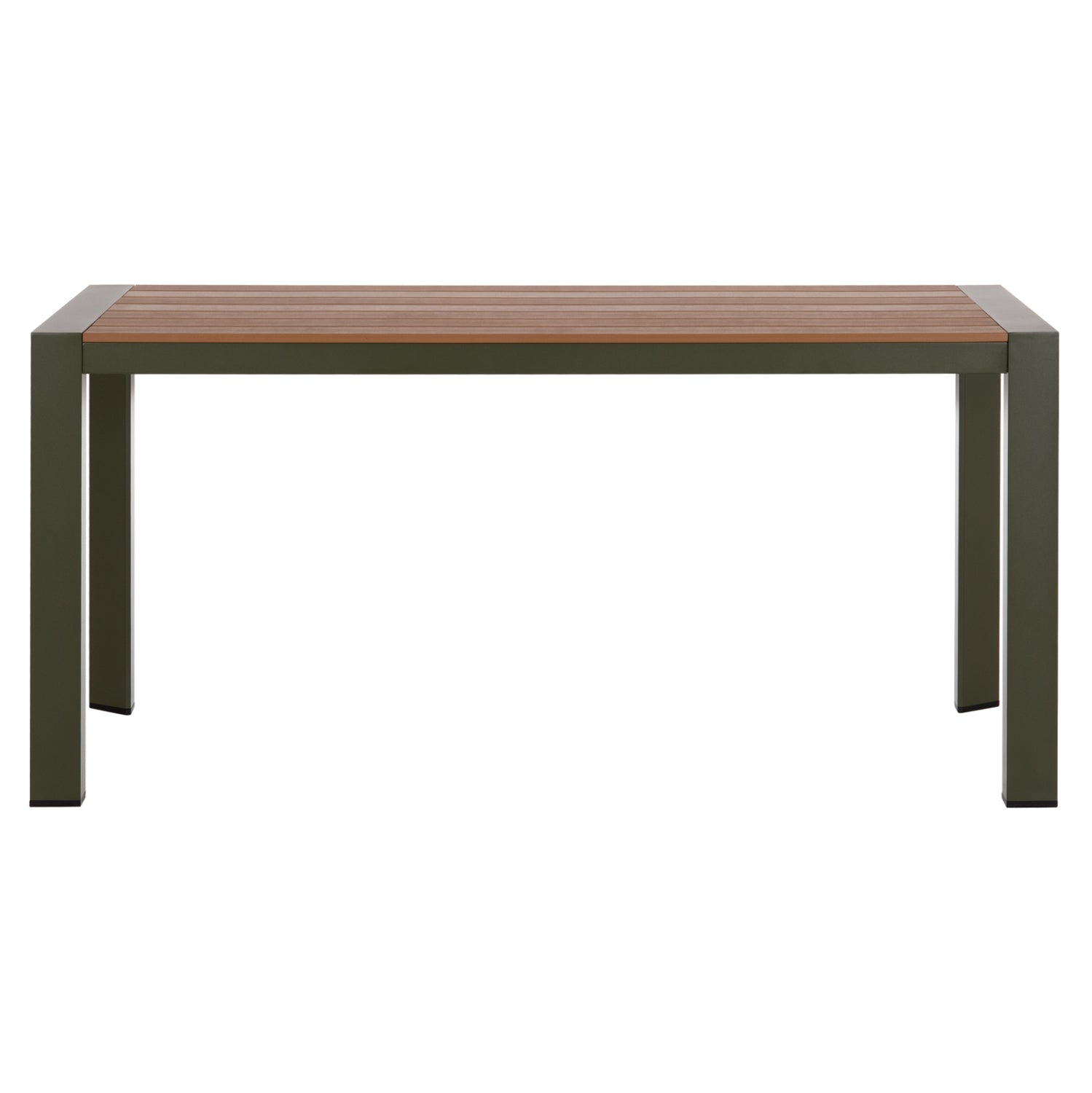 ΤΡΑΠΕΖΙ ΕΞΩΤ.ΧΩΡΟΥ GOYA HM6059.07 ΑΛΟΥΜΙΝΙΟ ΣE OLIVE GREEN & POLYWOOD 160X80Χ75Υεκ.
