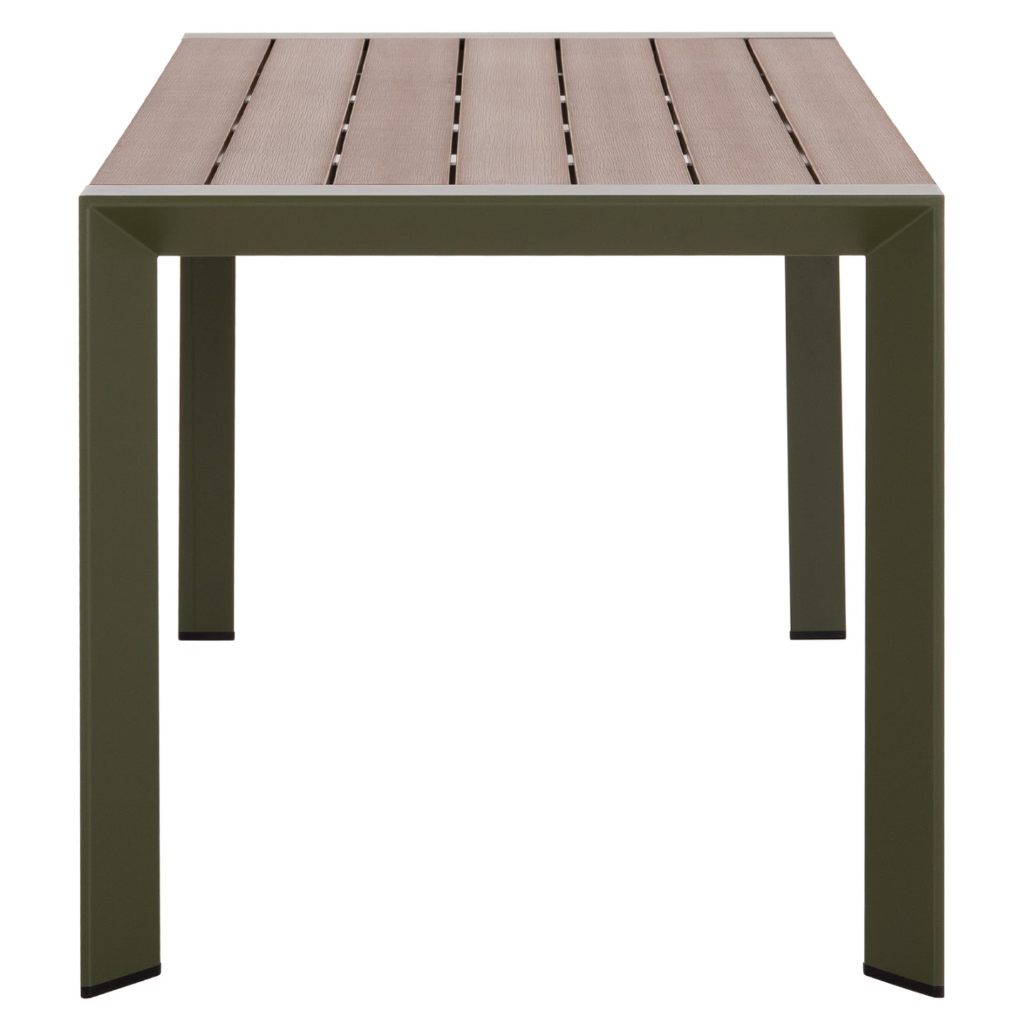 ΤΡΑΠΕΖΙ ΕΞΩΤ.ΧΩΡΟΥ GOYA HM6059.07 ΑΛΟΥΜΙΝΙΟ ΣE OLIVE GREEN & POLYWOOD 160X80Χ75Υεκ.