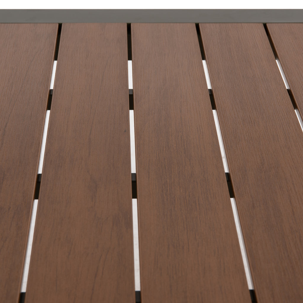 ΤΡΑΠΕΖΙ ΕΞΩΤ.ΧΩΡΟΥ GOYA HM6059.07 ΑΛΟΥΜΙΝΙΟ ΣE OLIVE GREEN & POLYWOOD 160X80Χ75Υεκ.