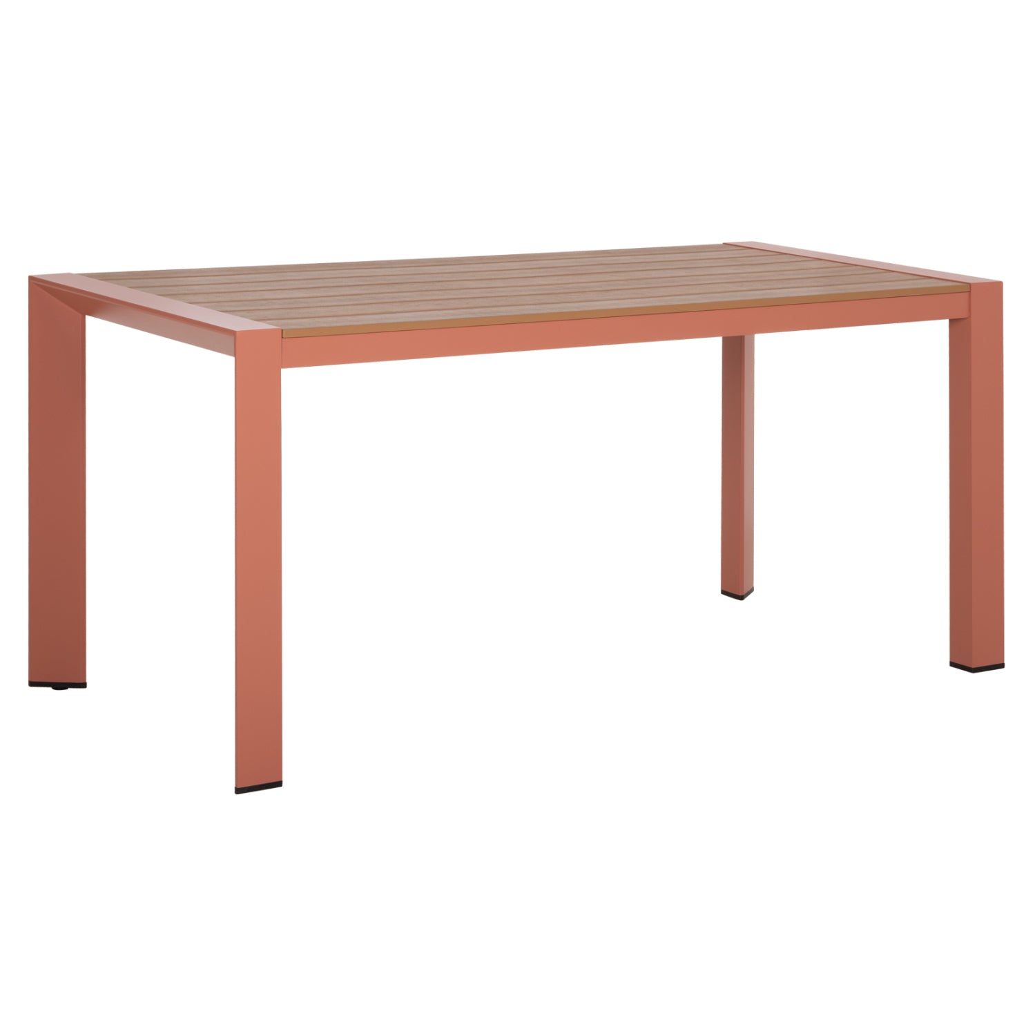 ΤΡΑΠΕΖΙ ΕΞΩΤ.ΧΩΡΟΥ GOYA HM6059.08 ΑΛΟΥΜΙΝΙΟ ΣE TERRACOTTA & POLYWOOD 160X80Χ75Υεκ.