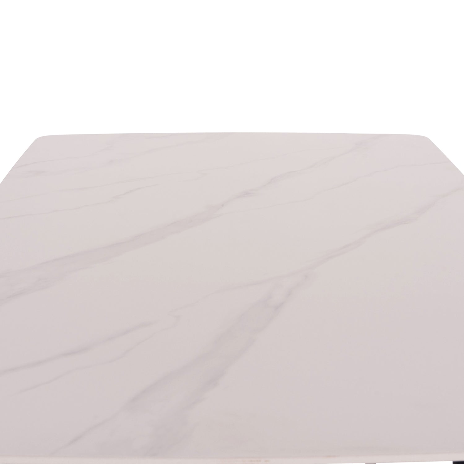 ΤΡΑΠΕΖΙ RAVEN HM18149.01 ΚΕΡΑΜΙΚΟ TOP ΜΕ ΟΨΗ ΛΕΥΚΟ ΜΑΡΜΑΡΟ 140x80x74Υεκ.