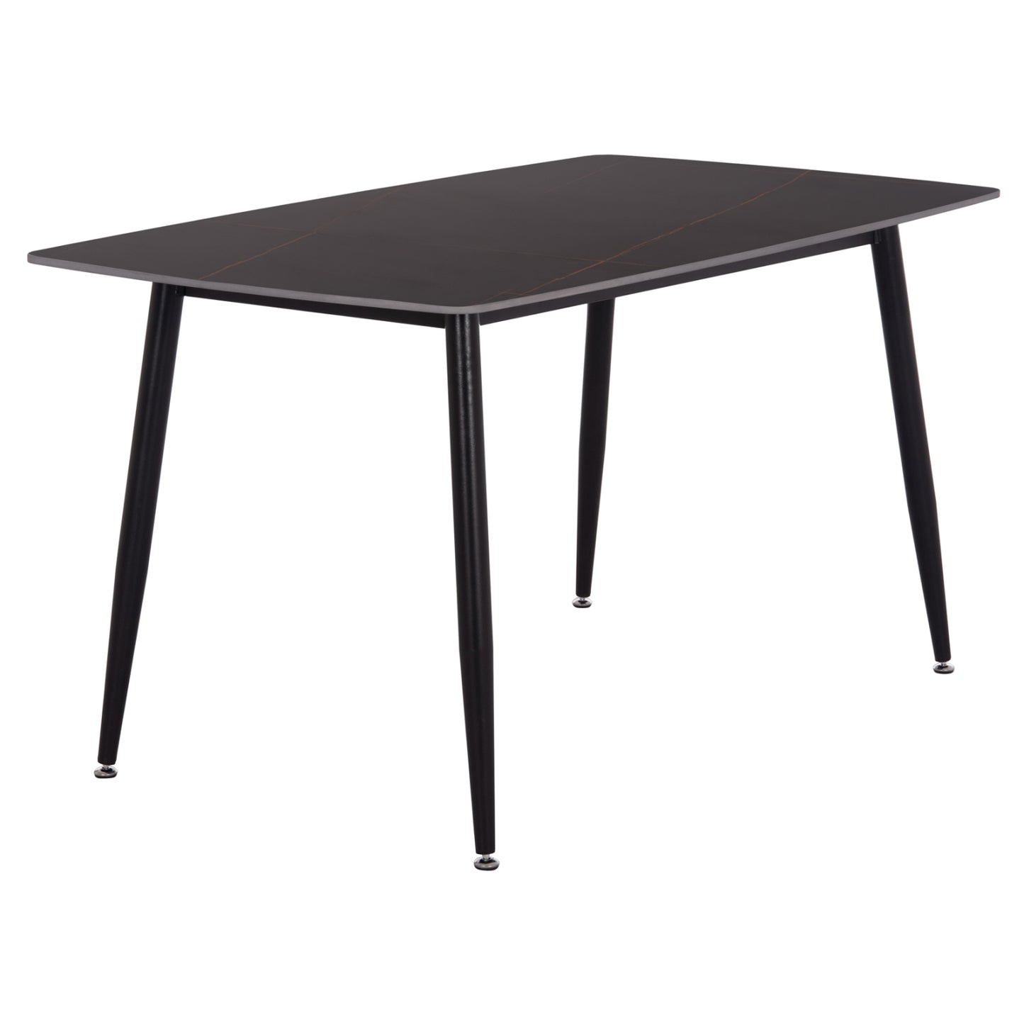 ΤΡΑΠΕΖΙ RAVEN HM18149.02 ΚΕΡΑΜΙΚΟ TOP ΜΕ ΟΨΗ ΜΑΥΡΟ ΜΑΡΜΑΡΟ 140x80x74Υεκ.