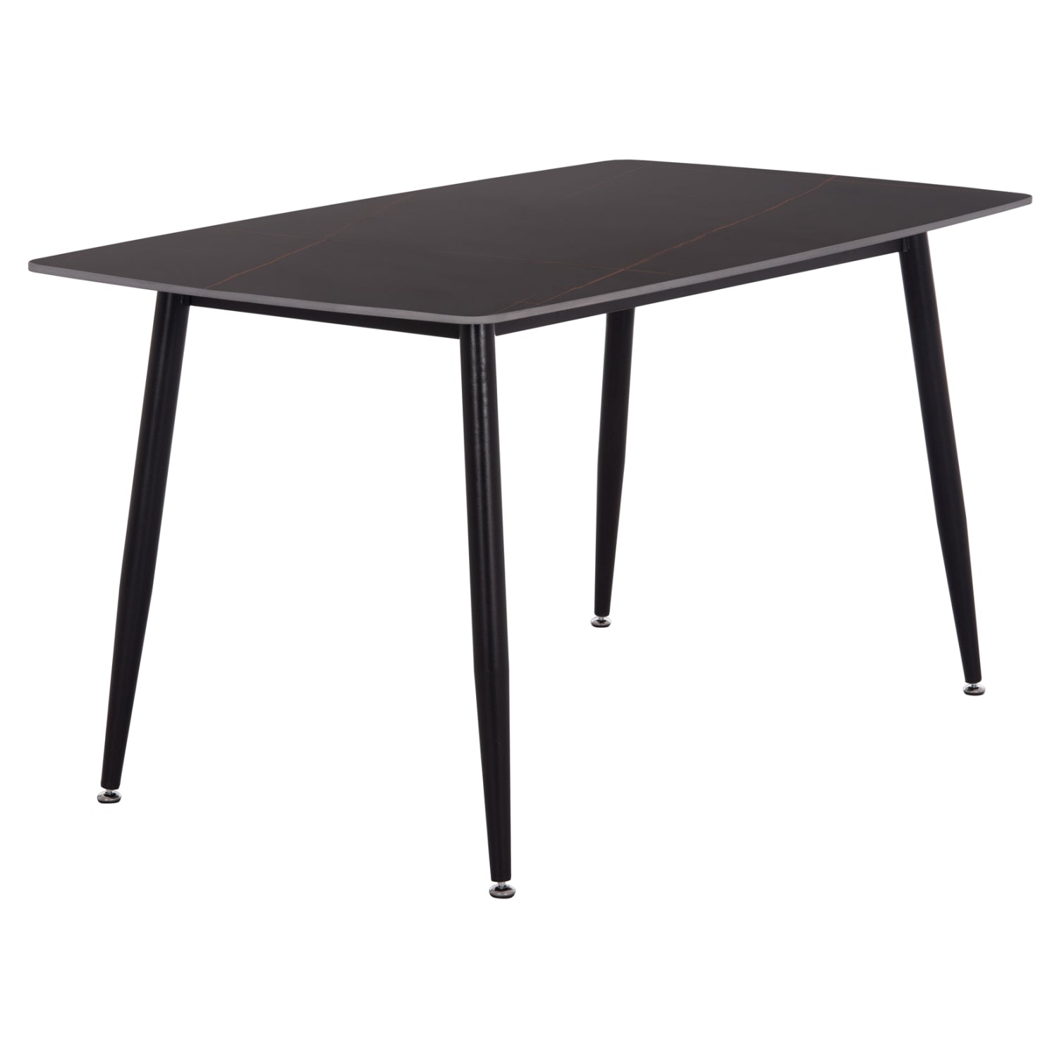 ΤΡΑΠΕΖΙ RAVEN HM18149.02 ΚΕΡΑΜΙΚΟ TOP ΜΕ ΟΨΗ ΜΑΥΡΟ ΜΑΡΜΑΡΟ 140x80x74Υεκ.