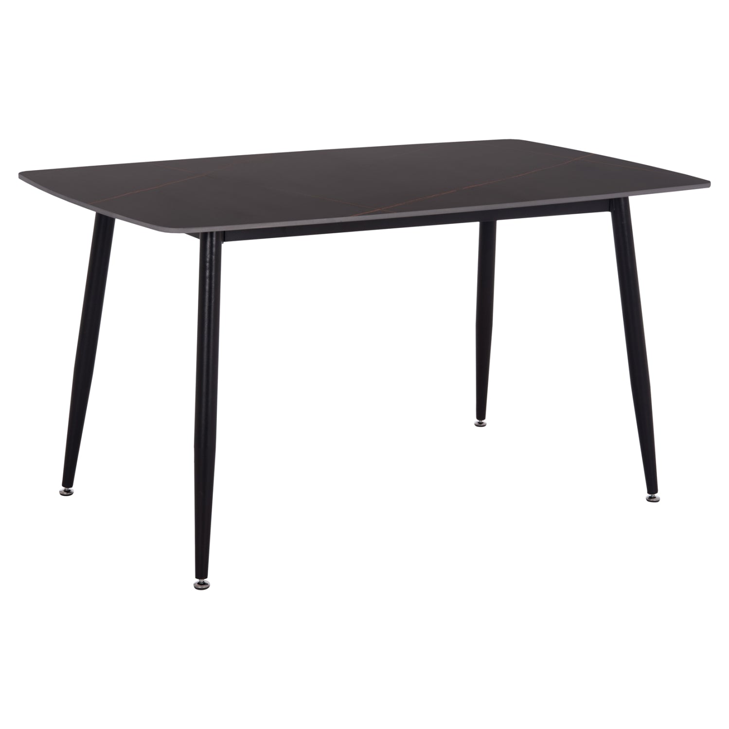 ΤΡΑΠΕΖΙ RAVEN HM18149.02 ΚΕΡΑΜΙΚΟ TOP ΜΕ ΟΨΗ ΜΑΥΡΟ ΜΑΡΜΑΡΟ 140x80x74Υεκ.