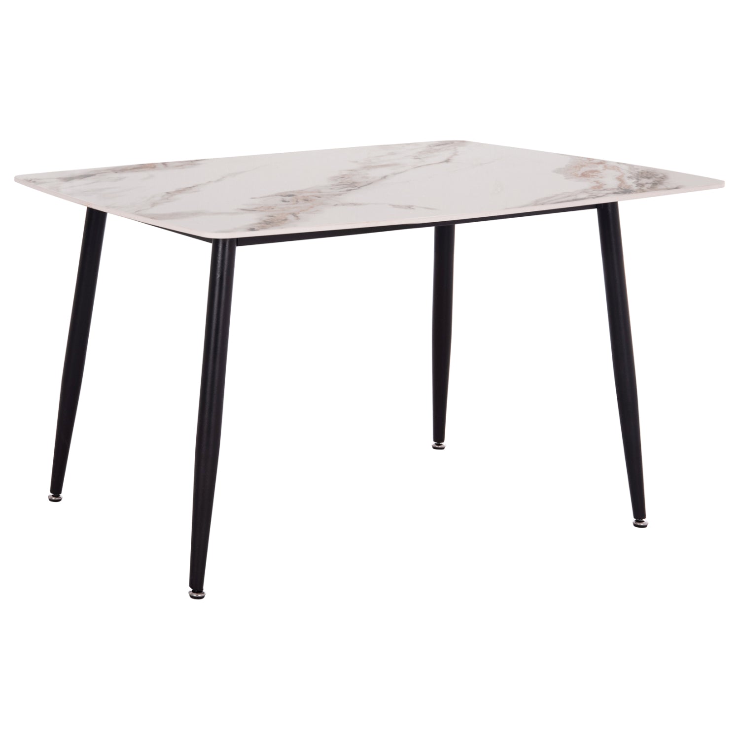 ΤΡΑΠΕΖΙ RAVEN HM18149.04 ΚΕΡΑΜΙΚΟ TOP ΜΕ ΟΨΗ ΛΕΥΚΟ/ΚΑΦΕ ΜΑΡΜΑΡΟ 140x80x74Υεκ.