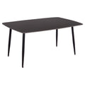 ΤΡΑΠΕΖΙ RAVEN HM18150.02 ΚΕΡΑΜΙΚΟ TOP ΜΕ ΟΨΗ ΜΑΥΡΟ ΜΑΡΜΑΡΟ 160x80x74Υεκ.