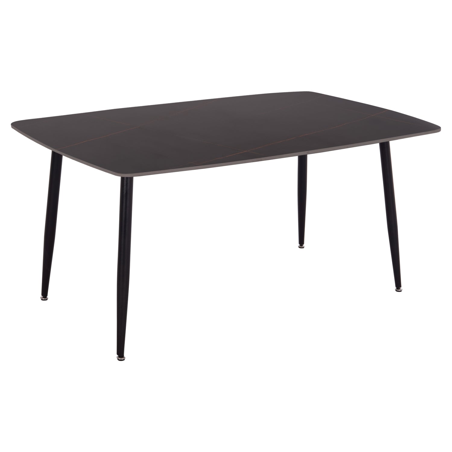 ΤΡΑΠΕΖΙ RAVEN HM18150.02 ΚΕΡΑΜΙΚΟ TOP ΜΕ ΟΨΗ ΜΑΥΡΟ ΜΑΡΜΑΡΟ 160x80x74Υεκ.