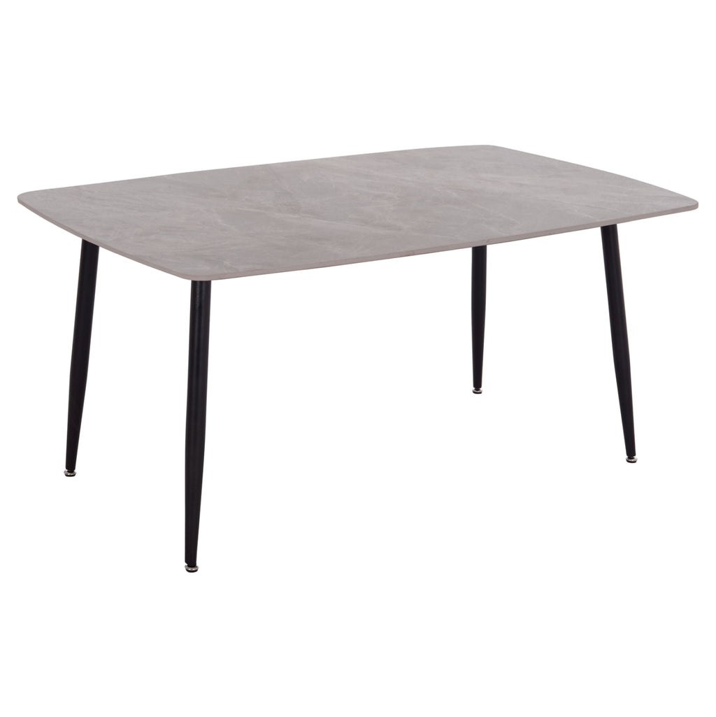 ΤΡΑΠΕΖΙ RAVEN HM18150.13 ΚΕΡΑΜΙΚΟ TOP ΜΕ ΟΨΗ ΓΚΡΙ ΜΑΡΜΑΡΟ 160x80x74Υεκ.