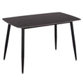 ΤΡΑΠΕΖΙ RAVEN HM9854.02 ΚΕΡΑΜΙΚΟ TOP ΜΑΥΡΟ ΜΑΡΜΑΡΟ-ΜΑΥΡΟ ΜΕΤΑΛΛΟ 120x70x73Υεκ.